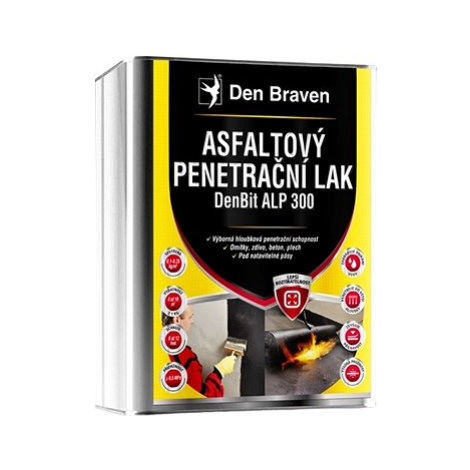 Den Braven Asfaltový penetrační lak ALP300 - 4kg DenBit FE kanystr