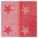 JAHU Froté ručník STARS 50 x 100 cm růžová