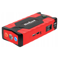 Jump starter power banka se startovacími kabely a kompresorem