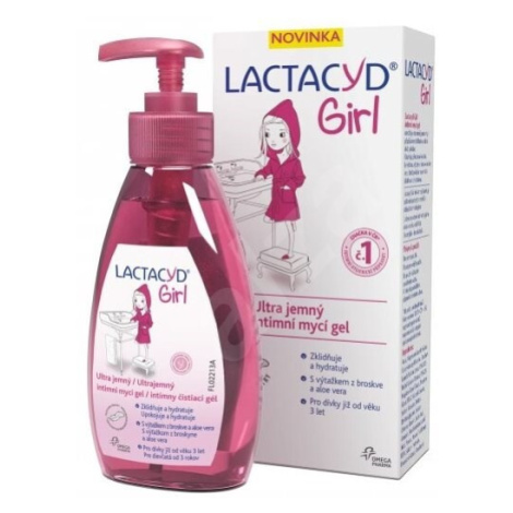 Lactacyd Girl ultra jemný intimní mycí gel 200ml OMEGA