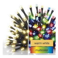EMOS LED vánoční řetěz 2v1, 10 m, venkovní i vnitřní, teplá bílá/multicolor, programy