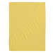 B.E.S. PETROVICE Prostěradlo Jersey česaná bavlna MAKO 160 × 200 cm, žluté