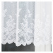 Dekorační oblouková krátká záclona na žabky KAROLINA 120 bílá 250x120 cm MyBestHome