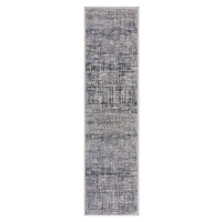 Modrý běhoun 80x300 cm Eris Trace – Flair Rugs