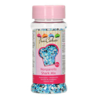 Cukrové perličky modro bílé 80g - FunCakes