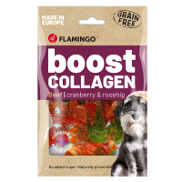 Flamingo Boost Collagen Chips s hovězím - Výhodné balení: 3 x 60 g