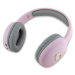 Hello Kitty Bicolor Kitty Metal Head Logo sluchátka růžová