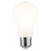 PAULMANN Klasická White LED žárovka E27 7W 2700K stmívatelné opál