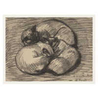 Obrazová reprodukce The Cats (A French Vintage Cat / Kitten Sketch) - Théophile Steinlen, (40 x 