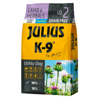 Julius K-9 Grain Free Puppy & Junior Utility Dog - Lamb & Herbals 3 kg (311234)