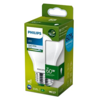Philips LED 4-60W, E27, 4000K, mléčná, A