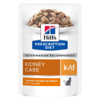 Hill's Prescription Diet k/d Kidney Care krmivo pro kočky - v hliníkové kapsičce 12 x 85 g