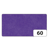 Hedvábný papír 50 × 70 cm, 20 g, 26 listů - barva tmavě fialová