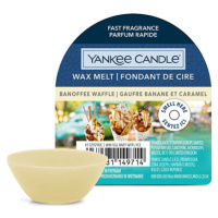 Yankee Candle, Vafle s banány a karamelem, Vonný vosk 22 g