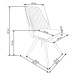 Jídelní židle SCK-206 bílá/černá