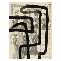 Ilustrace Abstract paper I, Yopie Studio, (30 x 40 cm)