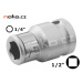 Proteco adaptér 1/2"- 1/4" redukce pro bity 43.120-01