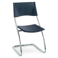 Autronic Jídelní židle B161 BK - Chrom / černá