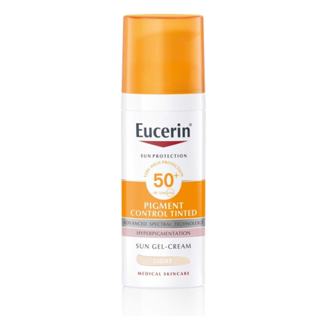 Eucerin Pigment Control Emulze na opalování na obličej s depigmentačním účinkem SPF 50+ světlá 5