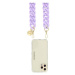 La Coque Francaise Alice phone chain mauve mat