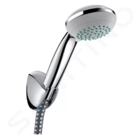 HANSGROHE Crometta 85 Set sprchové hlavice, 2 proudy, držáku a hadice 1,6 m, chrom 27559000