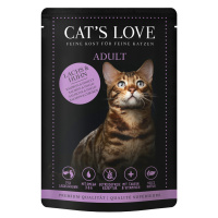 Cat's Love 12 x 85 g - losos s kuřecím