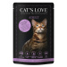 Cat's Love 12 x 85 g - losos s kuřecím