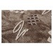 Sintelon koberce AKCE: 150x400 cm Metrážový koberec Roines brown - Bez obšití cm