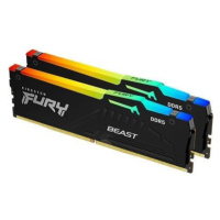 KINGSTON DIMM DDR5 16GB (Kit of 2) 5200MT/s CL40 FURY Beast RGB