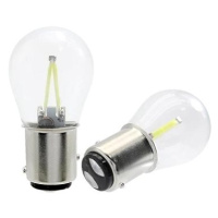 Rabel LED autožárovka BAY15D 2 × COB filament P21/W5 bílá + stabilizátor