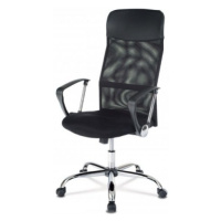 Otočná kancelářská židle PREZIDENT II — látka, síť, černá