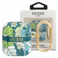 Guess Pouzdro Case Kryt Obal Pouzdro Pro Airpods Cover Zelené