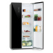 Klarstein Grand Host L, kombinace chladničky s mrazničkou, prosklené dveře, černá