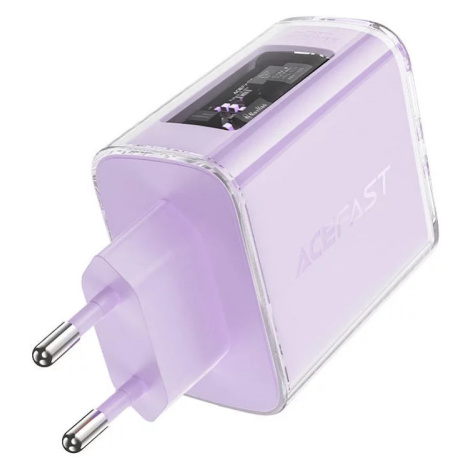 Nabíječka Wall charger Acefast A45, 2x USB-C, 1xUSB-A, 65W PD (purple)