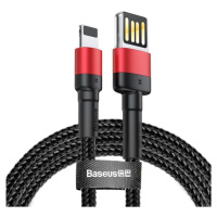 Baseus Cafule Oboustranný kabel USB Lightning 2,4 A 1 m (černo-červený)