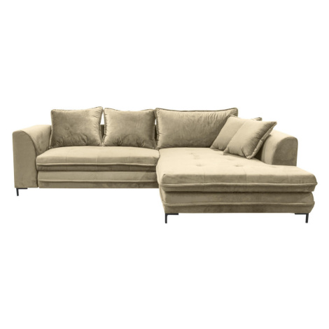 Livetastic ROHOVÁ ROZKLÁDACÍ POHOVKA, textil, béžová