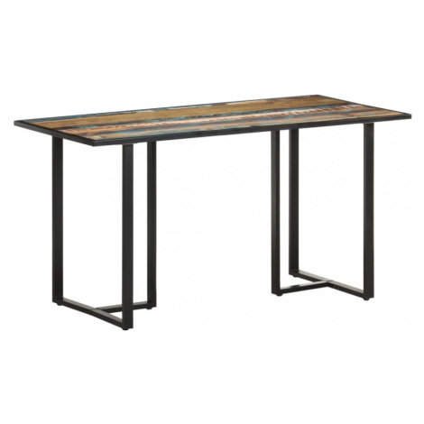 Jídelní stůl masivní dřevo / kov Dekorhome Recyklované dřevo vidaXL