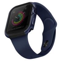 UNIQ Valencia kovové pouzdro Apple Watch Serie 4/5/6/SE (40mm) modré