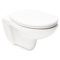 WC závěsné VitrA Normus včetně sedátka soft close zadní odpad 7855-003-6169