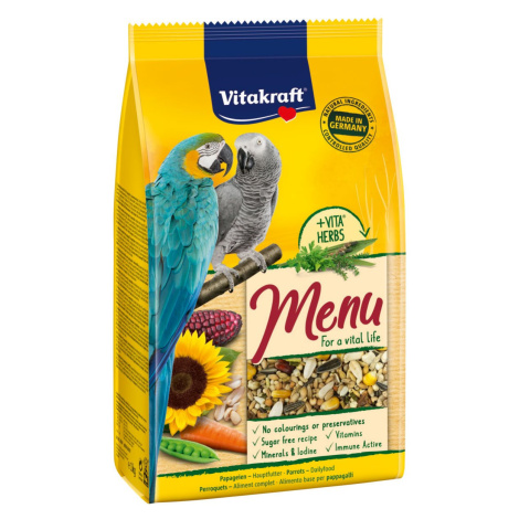 Vitakraft prémiové menu pro papoušky 5× 1 kg