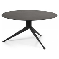 Černý kovový kulatý konferenční stolek ø 78 cm Daley – Spinder Design