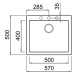 Elleci QUADRA 105 K99 Granitový dřez QUADRA 105 K99