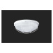 OSMONT 50039 ELEKTRA 5 stropní/nástěnné průmyslové plastové svítidlo bílá / čirá IP65 2x60W E27