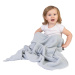Babymatex Dětská deka Tully šedá, 80 x 100 cm