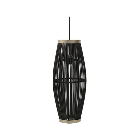 Závěsné svítidlo černé vrba 40 W 23 × 55 cm ovál E27 SHUMEE