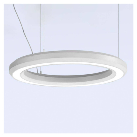 Marchetti LED závěsné svítidlo Materica spodní Ø 60 cm bílé