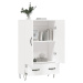 vidaXL Skříň highboard bílá 69,5 x 31 x 115 cm kompozitní dřevo