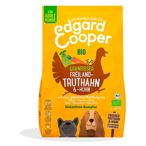 Edgard & Cooper bio krocan a bio kuře 2× 7 kg