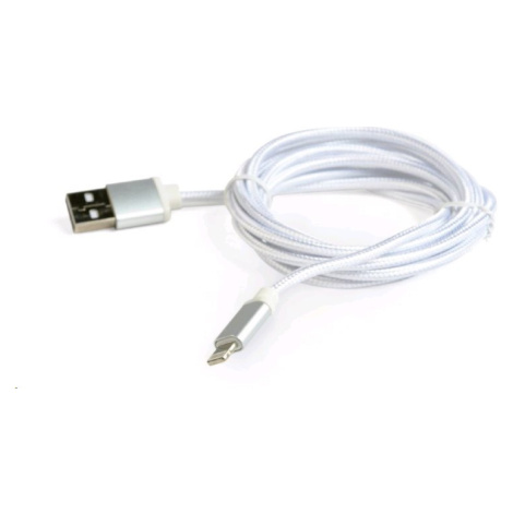 Kabel CABLEXPERT CCB-mUSB2B-AMLM-6-S USB 2.0 Lightning (IP5 a vyšší) nabíjecí a synchronizační k GEMBIRD