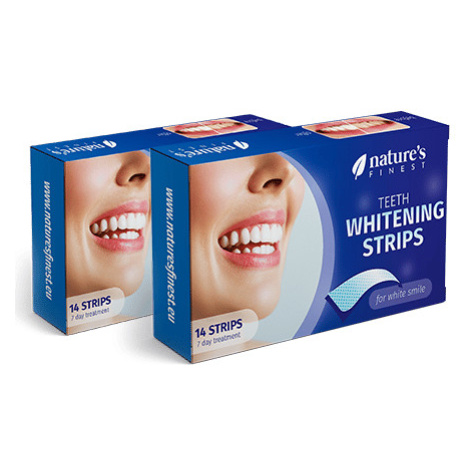 Whitening Strips 1+1 | Profesionální zubní bělení | Šetrné k povrchu zubu | Trvalé účinky | Pokr